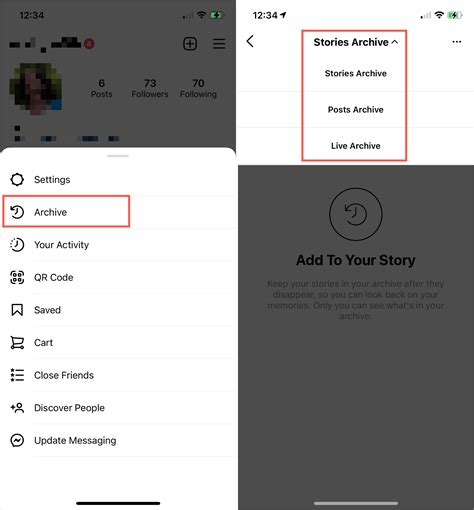 Step 4: Opening and Viewing Archived Instagram Posts